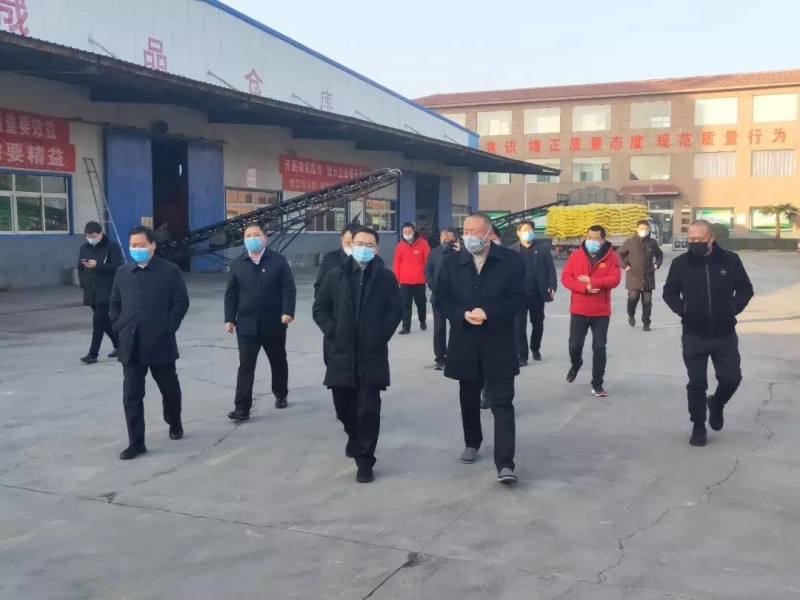縣長(zhǎng)申琳調(diào)研旭瑞集團(tuán)疫情防控、復(fù)工復(fù)產(chǎn)情況！