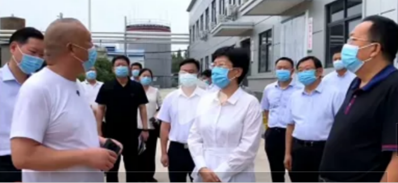 焦作市委書記葛巧紅一行蒞臨旭瑞集團(tuán)參觀調(diào)研！